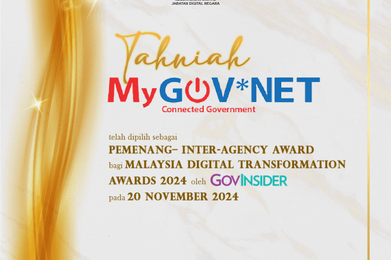 Tahniah mygovnet award