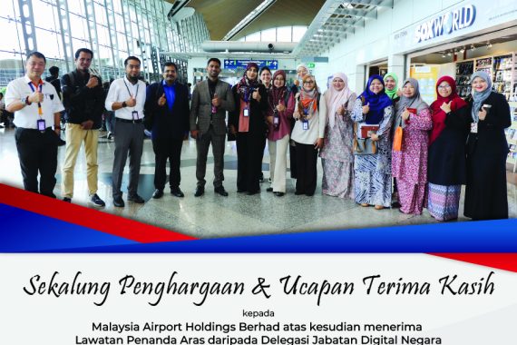 27 Ogo0s 2024 | Lawatan Penanda Aras kepada Malaysia Airport Holdings Berhad (MAHB)